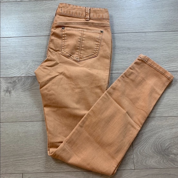 Free People Orange Skinny Leg Jeans - Picture 4 of 12